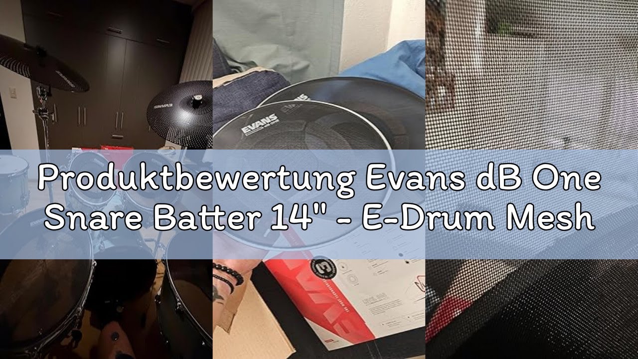 Produktbewertung Evans dB One Snare Batter 14