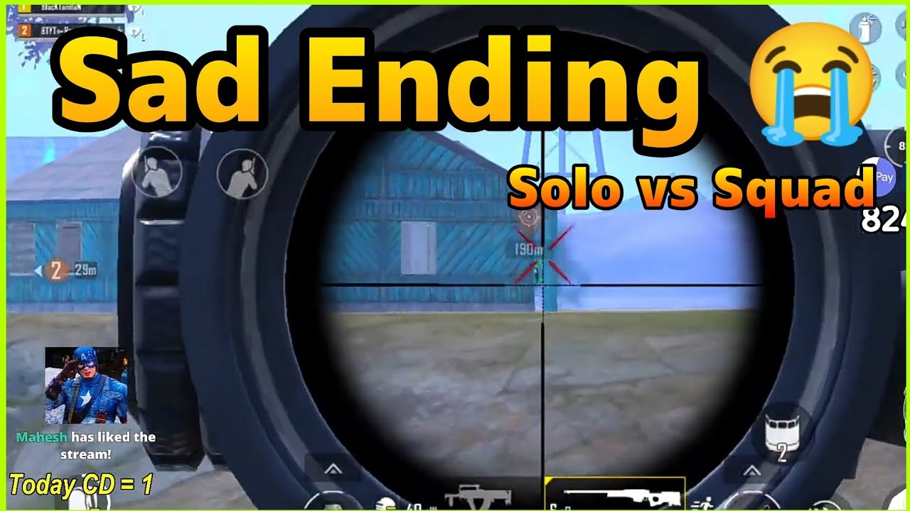 Last twist very sad Solo Vs Squad 