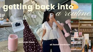 Famous productive days in my life ⭐️🧘‍♀️ getting back into a routine! (workout, cleaning, summer haul) Wealth