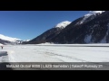 VistaJet Global 6000, takeoff at LSZS/Samedan airport, runway 21