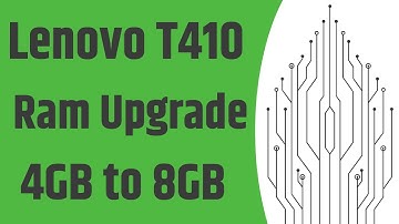 Lenovo T410 Thermal Compound And Ram/Memory Upgrade PC3-8500 4GB to 8GB