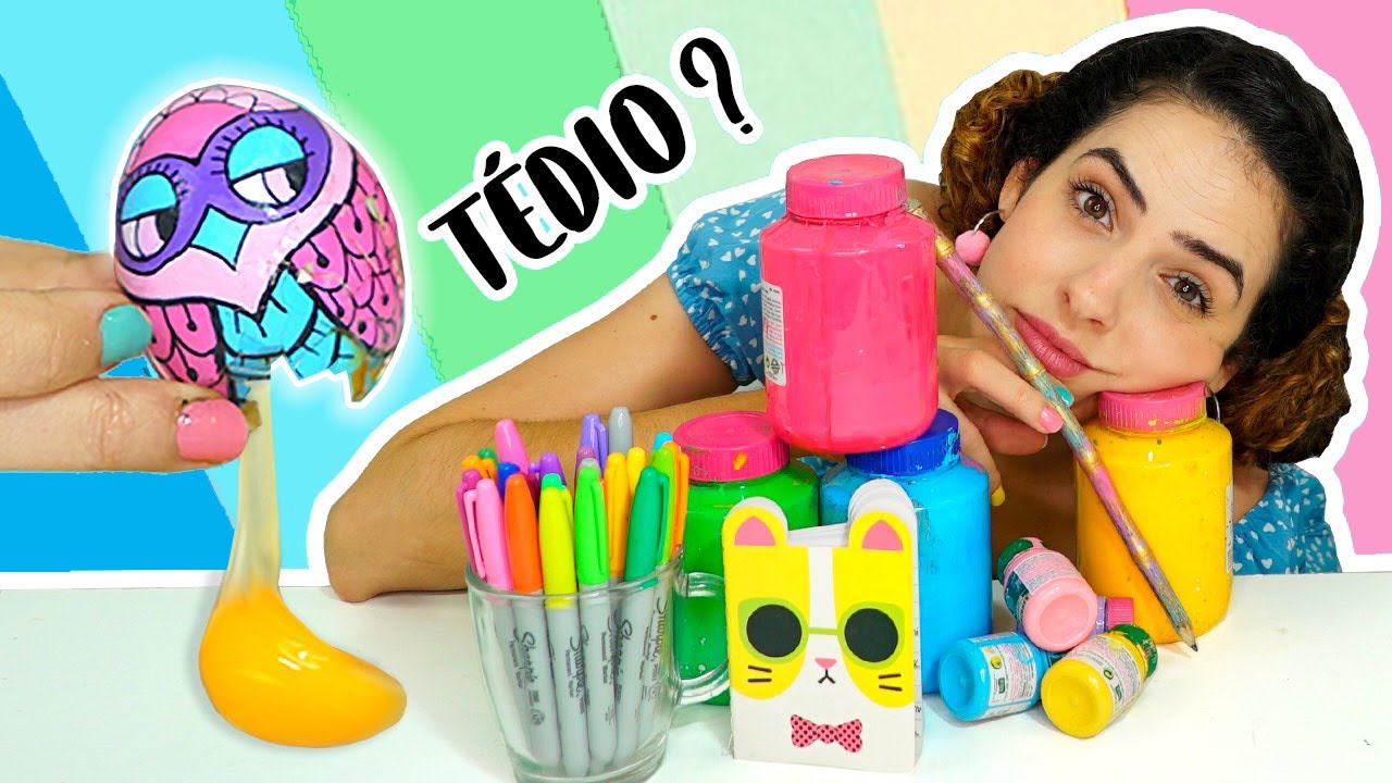 ARTE PRA FAZER NO TÉDIO #6: Pintei um barco, fiz um lápis-varinha! | Paula Stephania