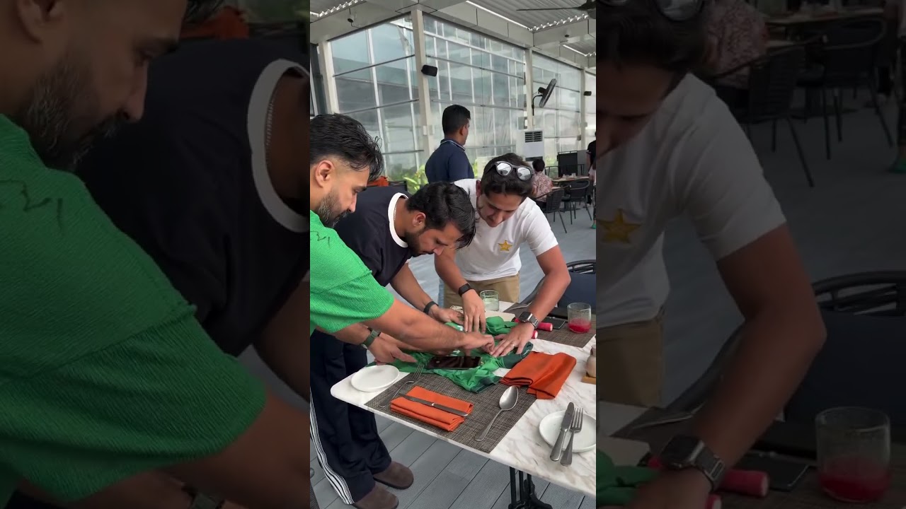 Faheem Ashraf humbly signing autographs on fans&rsquo; shirts, winning hearts with his kindness. ❤️🏏