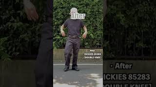 【Dickies 85283】ディッキーズダブルニーをカスタムしてみた！これで大人が履けるワークパンツ完成。#shorts