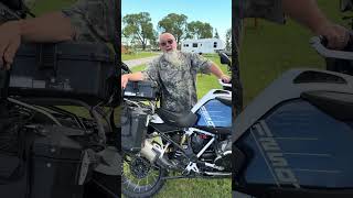 This stranger wouldn’t get away from my bike! #strangerdanger #bmw #motorcycle #adventureriders