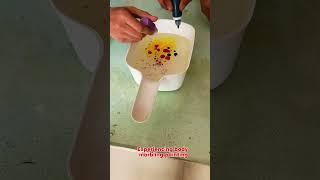 Experiencing Body Marbling Painting 🎨✨ | Satisfying Art Process