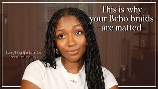 Stop Your Goddess & Boho Braids From Matting Together | Niara Alexis