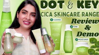 New Dot & Key Cica Calming Skincare Range Full Review Anti-Acne Skincare Antima Dubey Samaa