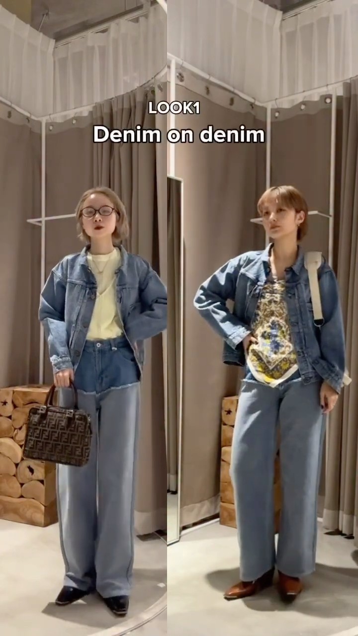Ameri】DENIM LOOKBOOK🌿 #shorts - YouTube