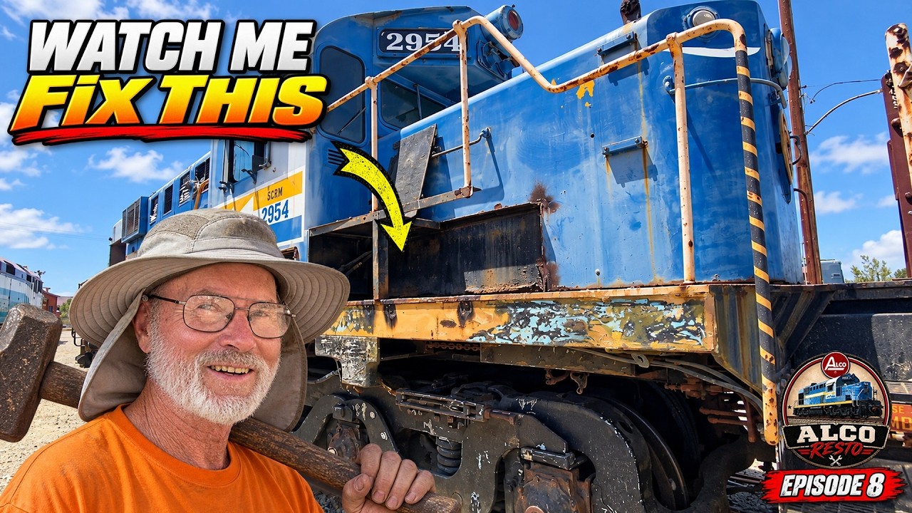 Rust Destroyed This Locomotive, Carl Made It Like New | ALCO RSD-12 Restoration Ep 8