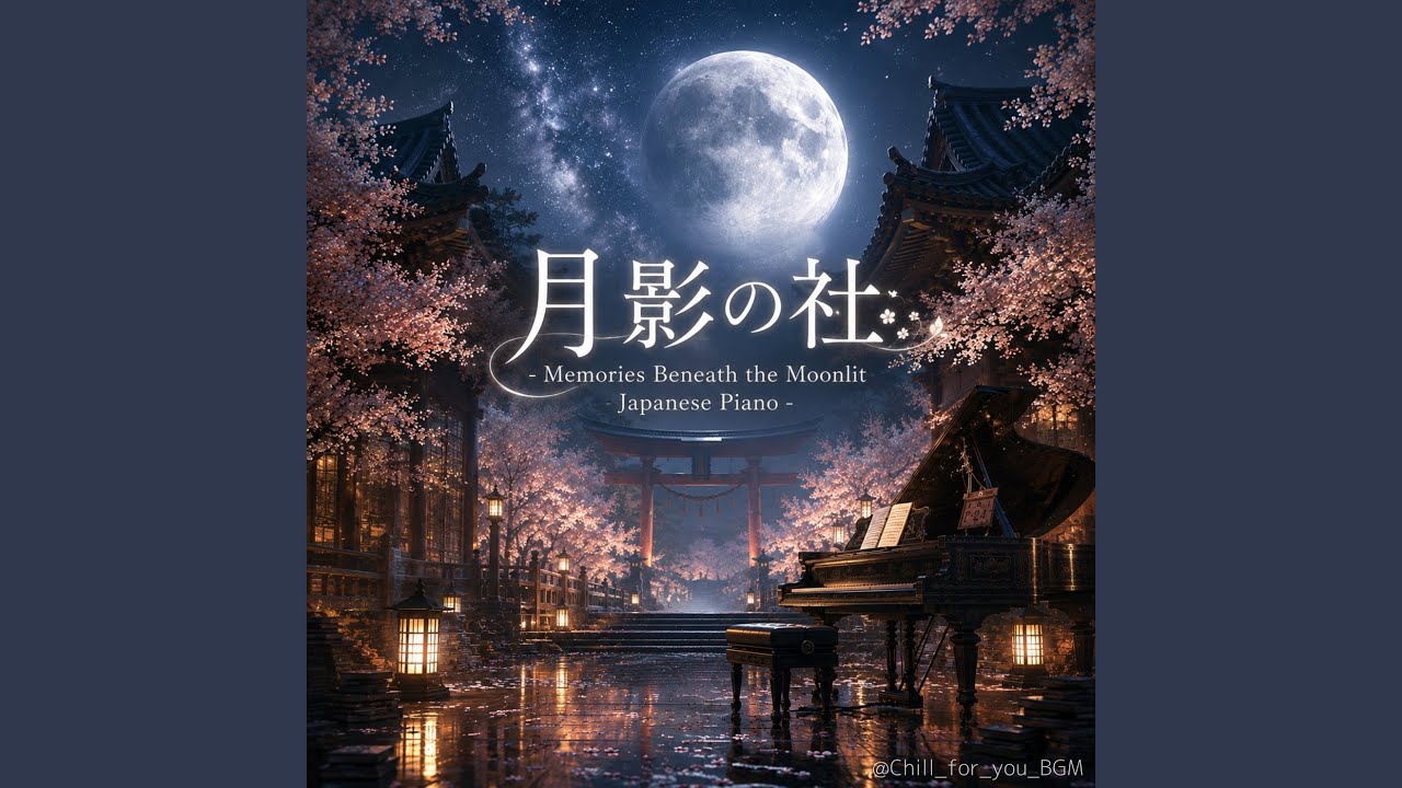 Standing Quietly Beneath the Moonlit Torii - 月明かりの鳥居の下