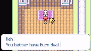 You’re Going to Need More Than a Burn Heal When Fighting Blaine in Pokemon Radical Red….