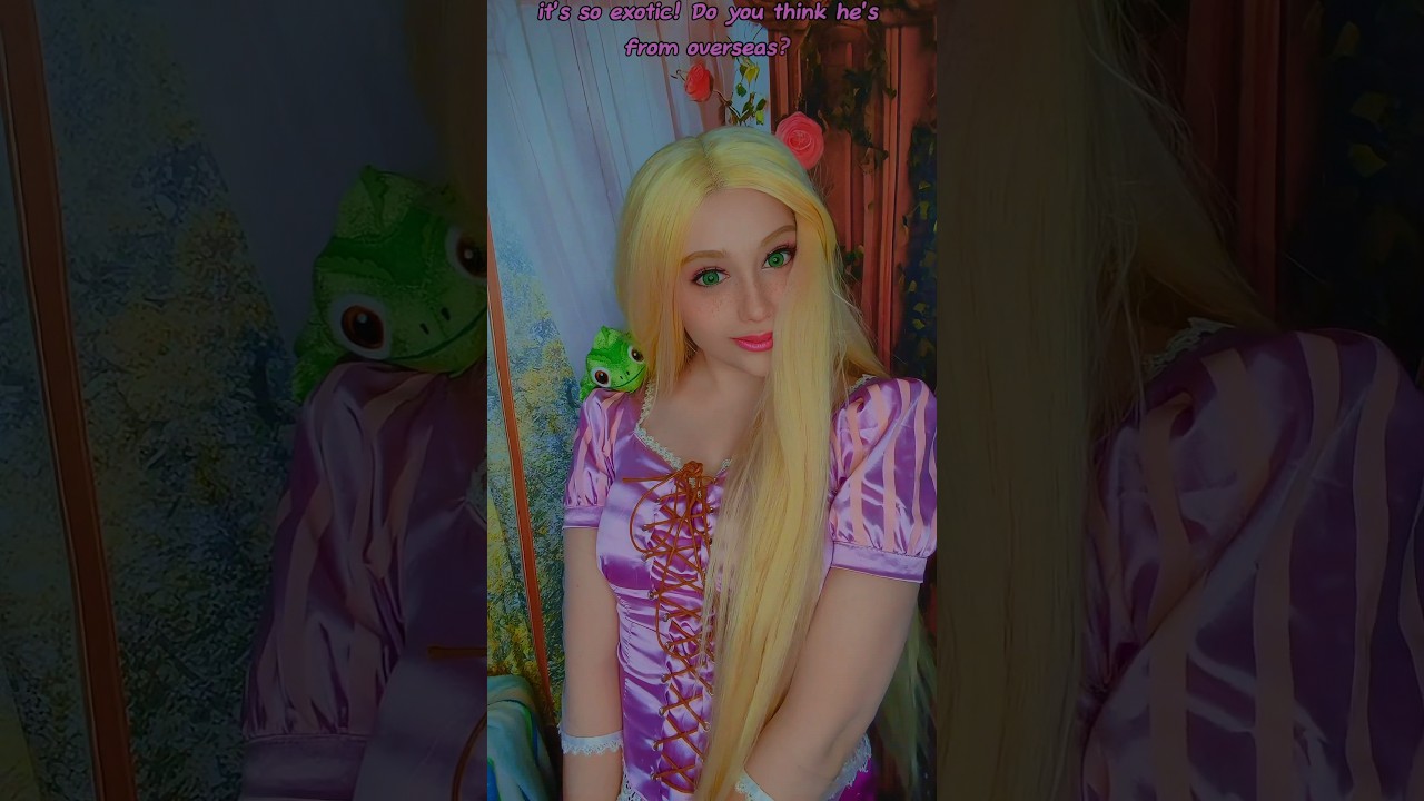 Someone booed me! Cheer 📣 🤗| Rapunzel #cosplay | Tangled