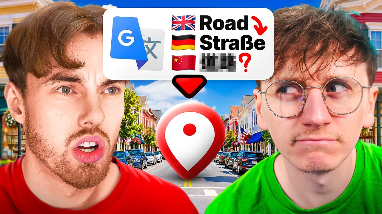Geoguessr but Every Round is put through Google Translate 3 times