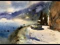 Learn to paint in wet on wet watercolor technique