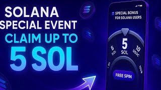 Solana Giveaway 2025: Try Your Luck & Win 5 SOL FREE