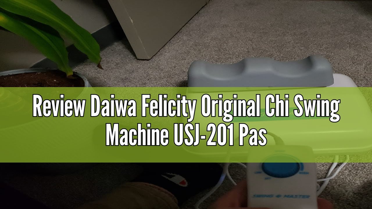 Review Daiwa Felicity Original Chi Swing Machine USJ-201 Passive Aerobic Exerciser Swing Master with