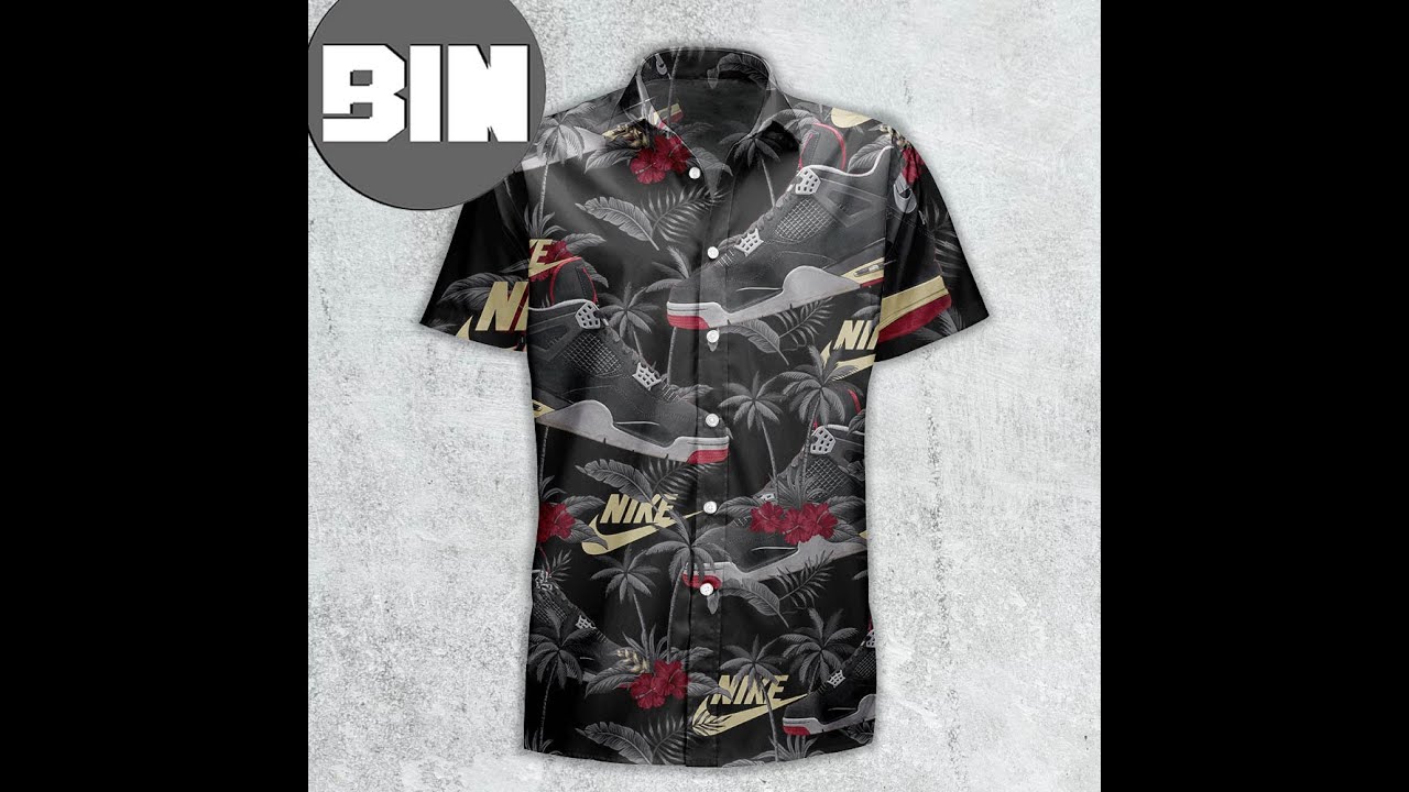 Steal the Show... WITH Binteez's NEW Hawaiian Collection Sneaker Shirt!