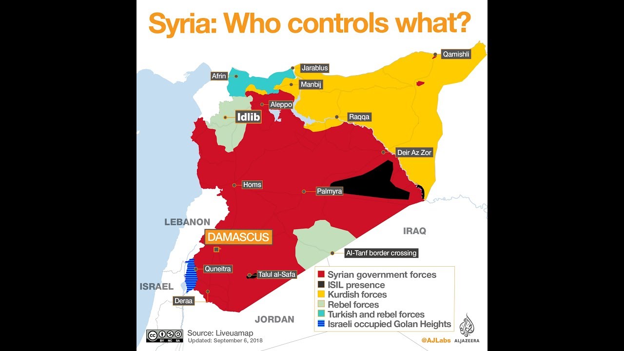 Syria's war Who controls what ? YouTube