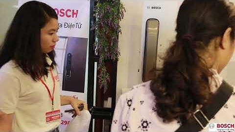 Khóa cửa điện tử Bosch tại triển lãm Vietbuild 2019
