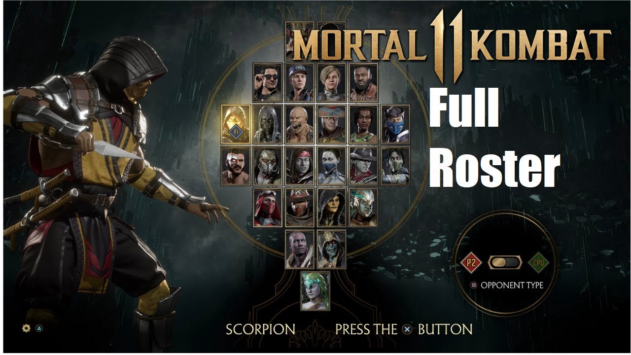 Mortal Kombat 11 Official Roster Reveal : All Fighters In Mortal Kombat ...