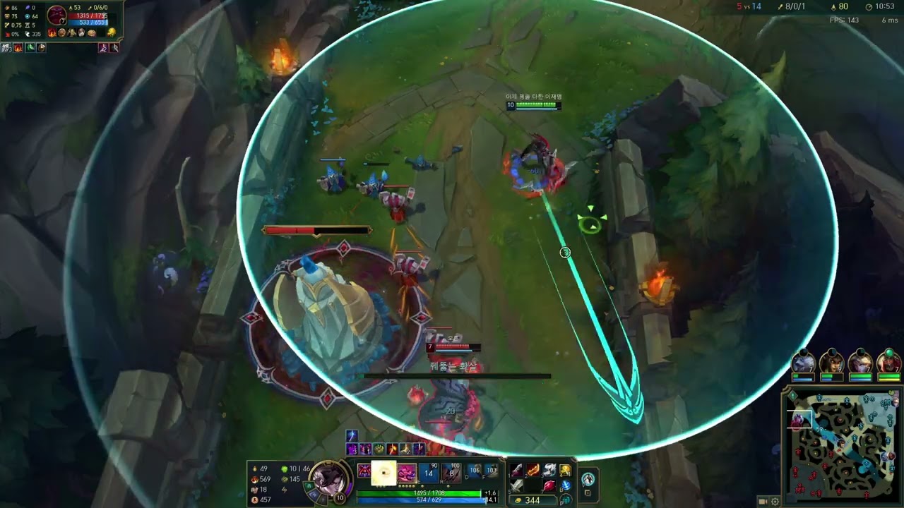 ap계수 너프?? ad 바루스로 탑하세연~