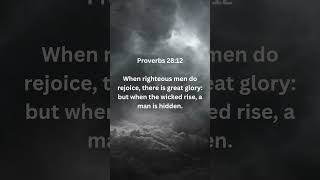 Journey of faith and spiritual growth | Proverbs 28:12 Daily Bible Verse