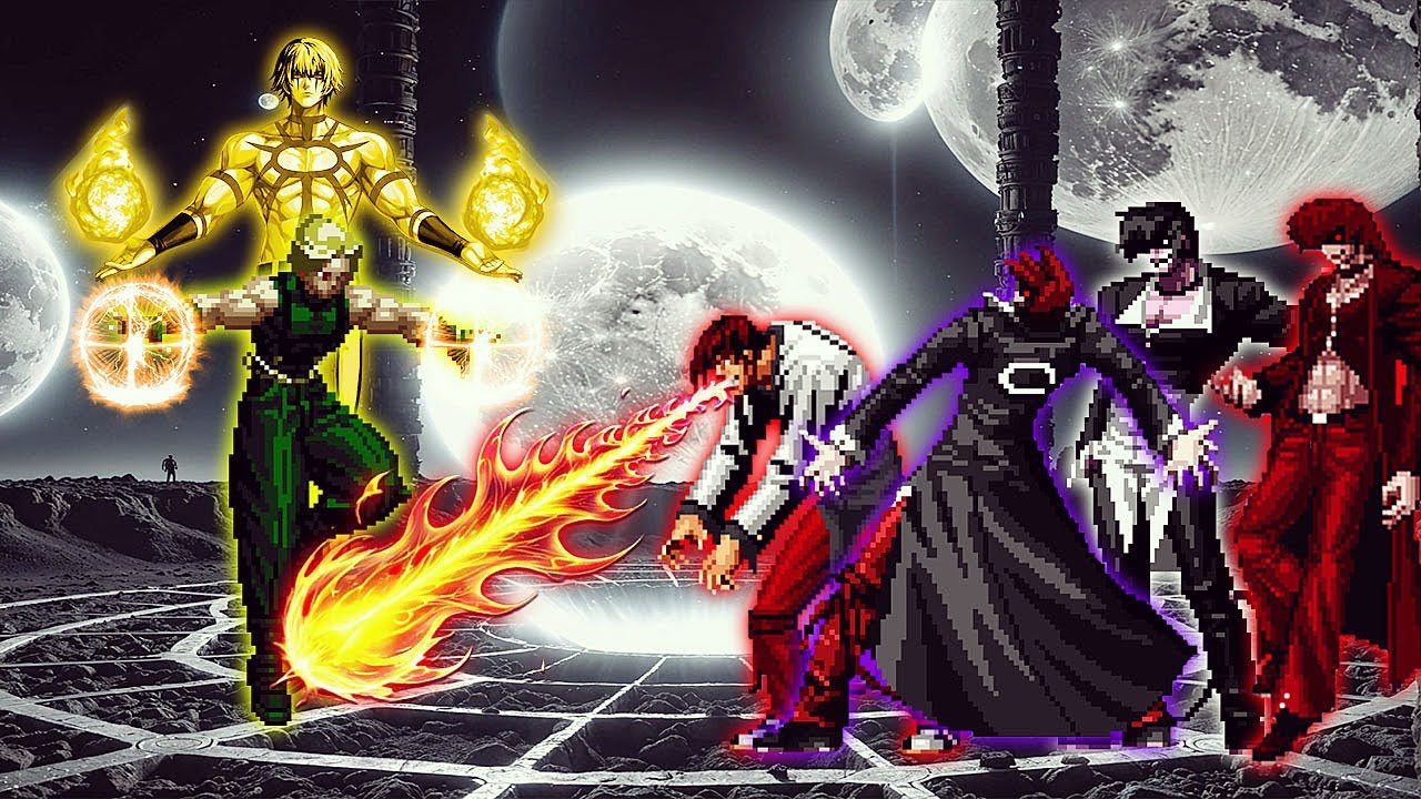 [KOF Mugen] Orochi Lightning Ridden Vs Iori Yagami Team