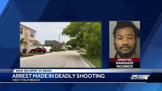 Arrest made in deadly shooting in West Palm Beach