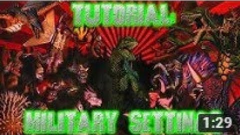 Tutorial: Godzilla Unleashed (Wii) - "Military Setting"