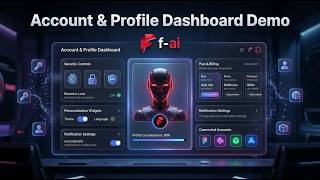 F-AI Account & Profile Dashboard Demo