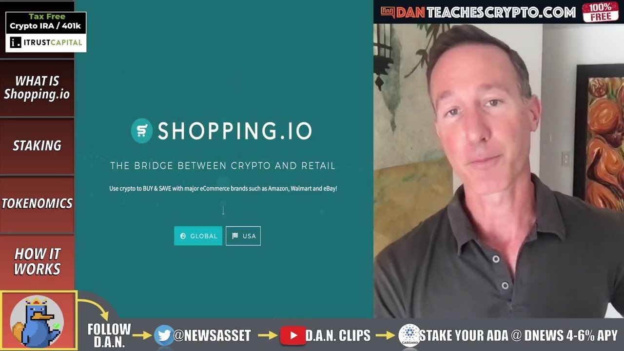 Digital Asset News reviews Shopping.io with a dedicated video! YouTube