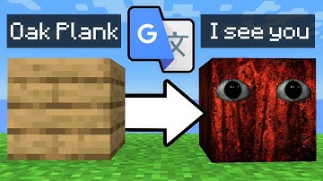 I Put Every Minecraft Texture Through Google Translate 10 QUADRILLION Times...