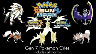 Gen 7 Pokémon Cries