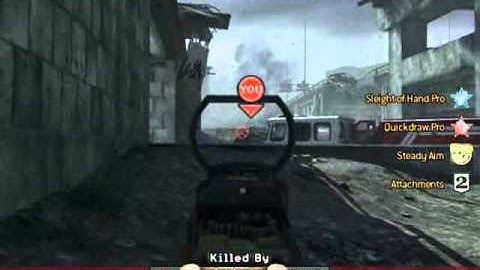 MW3 Cross map throwing knife sick
