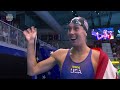 Gretchen Walsh's CHAMPIONSHIP RECORD delivers USA's first gold at swimming worlds | NBC Sports
