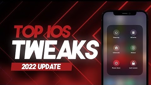 Top Tweaks Compatible with Xina A15 - iOS 15 - 15.1.1