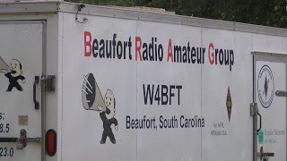 Beaufort Co. Emergency services test equipment used in hurricane evacuations