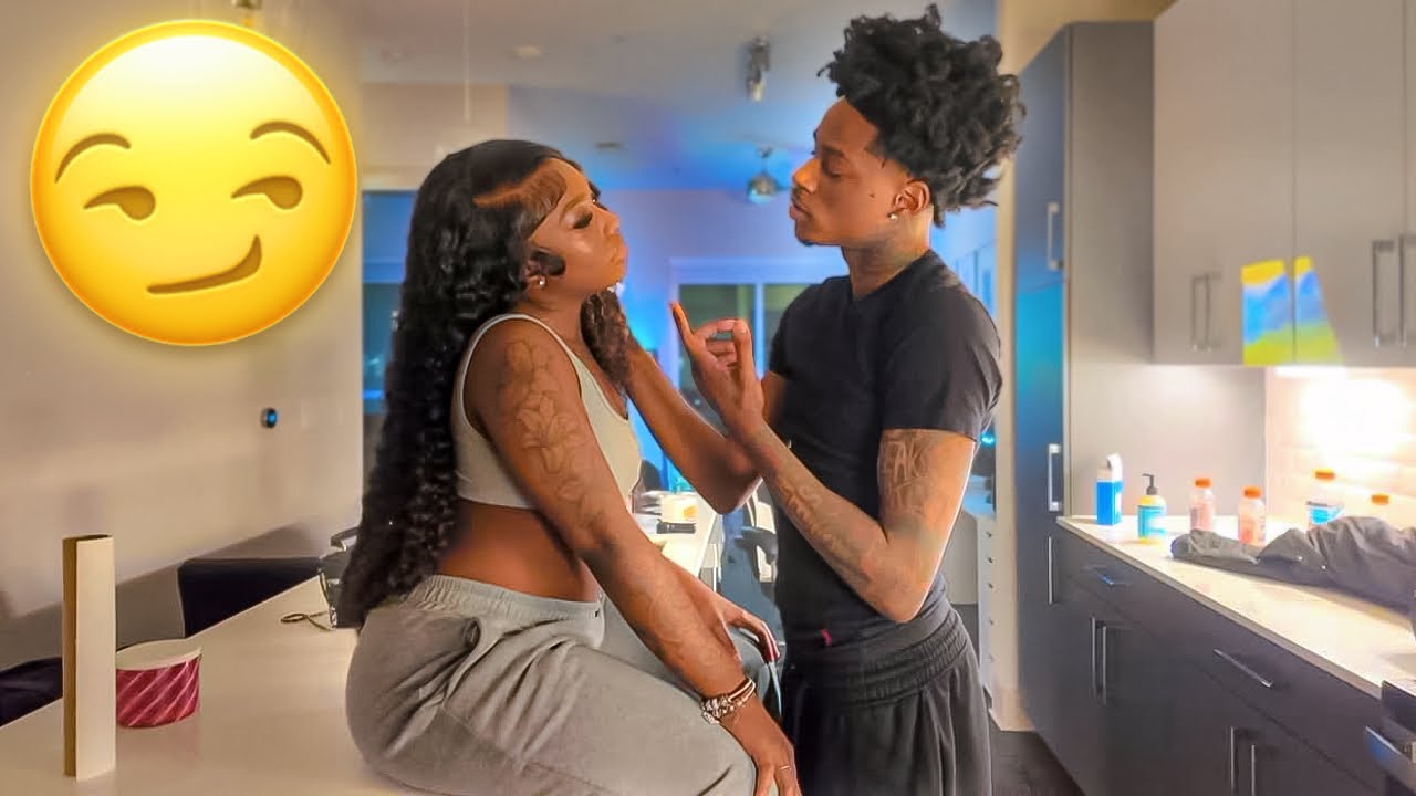 SHE ASKED TO SPEND THE NIGHT😏…