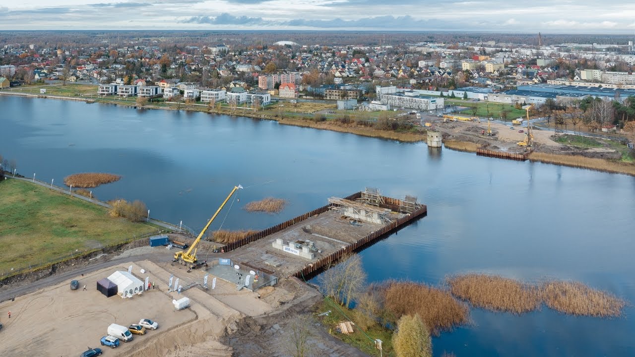 Concrete work of the Pärnu bridge