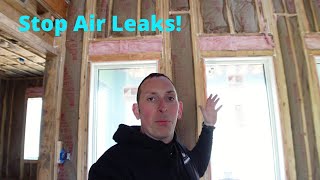 Air Sealing and Insulation! New Construction  Episode 26
