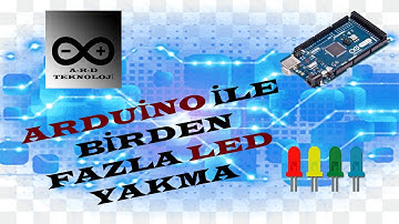 ARDUİNO İLE BİRDEN FAZLA LED YAKMA!!!