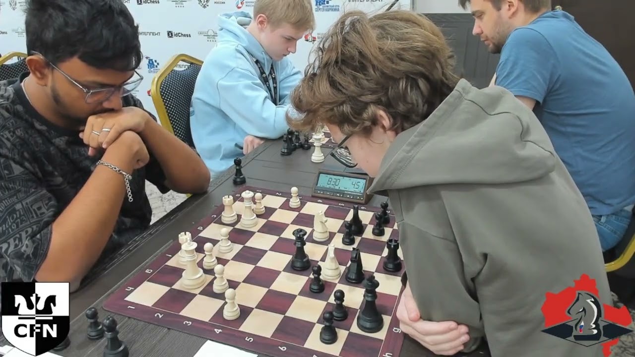 GM Mitrabha G. (2514) vs  Ippolitov M. (2192). Russian Chess Crown rapid B