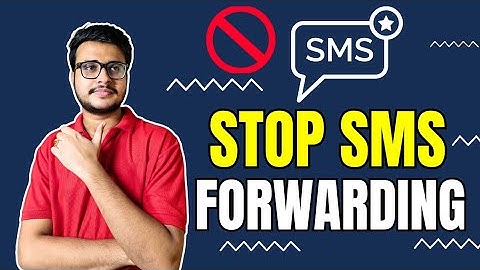 How to Stop SMS Forwarding | SMS Forwarding Ko Kaise Band Karen | Stop sms forwarding |  check  ✅️