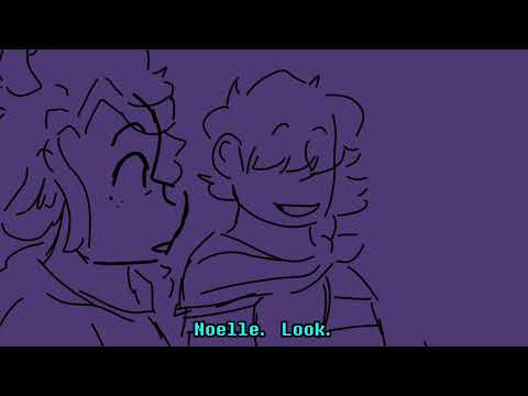 slipping through my fingers || deltarune noelle & dess animatic