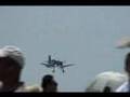 f-4 corsair slow pass with gear down F-18 fast pass