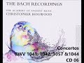 J. S. Bach - Concertos BWV 1041, 1042, 1057 & 1044 - C. Hogwood (CD 06)