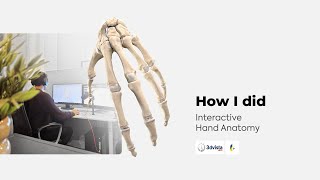 About how I did the interactive hand anatomy Using 3DVista Beta