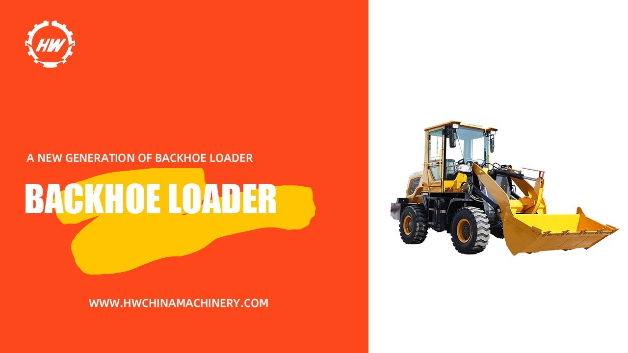 Backhoe loader showing vedio YouTube