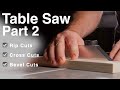 Table Saw Cutting Techniques Quiz
